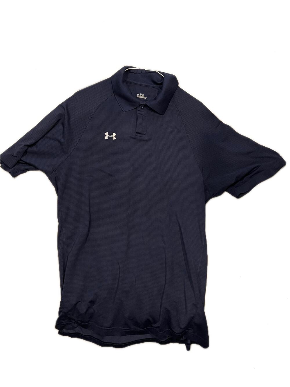 Under Armour Loose Golf Shirt Gray Mens Med